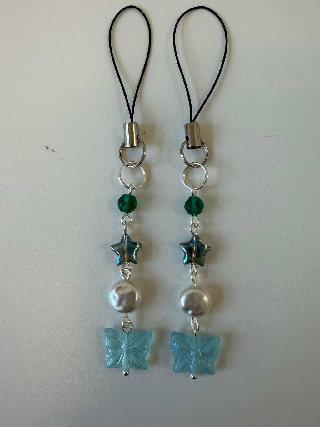 Blue butterfly charm