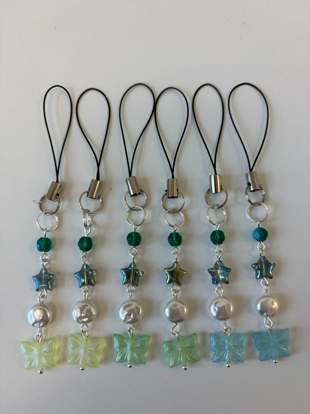 Blue butterfly charm