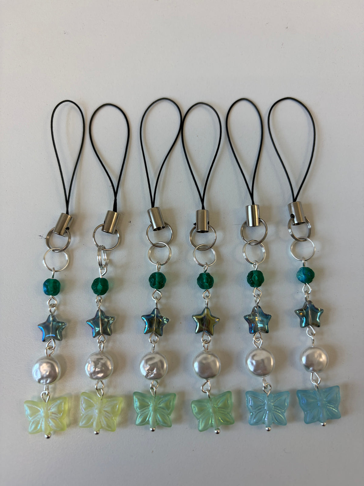 Blue butterfly charm